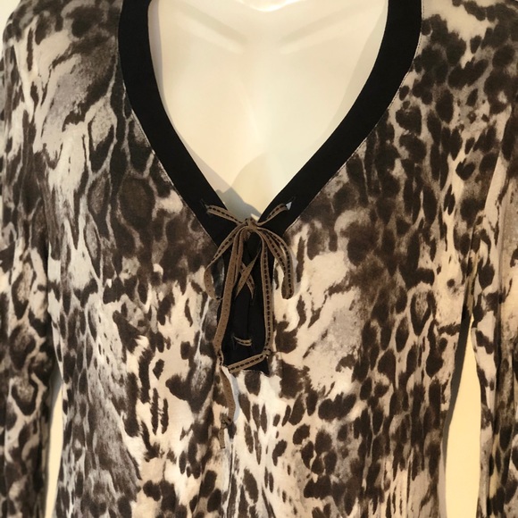sale euc Garella animal print blouse sz3 - Picture 3 of 8